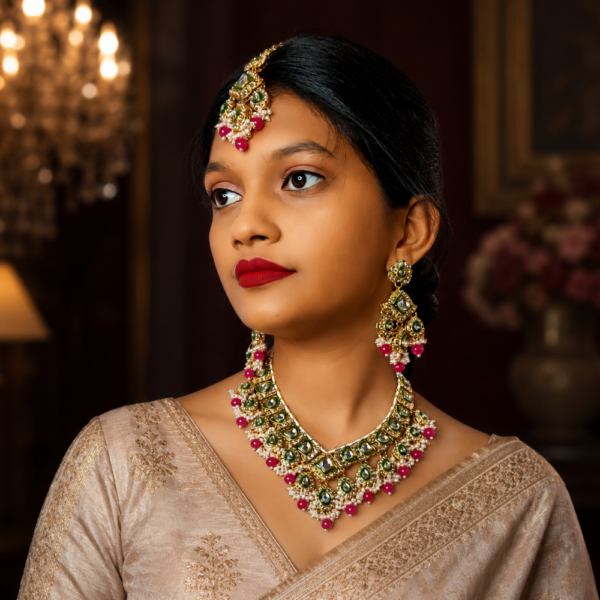 artificial jewellery store near me kundan pearl necklace set