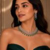 artificial jewellery store near me American Diamond necklace set
