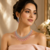 artificial jewellery store near me American Diamond necklace set
