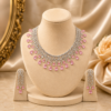 artificial jewellery store near me American Diamond necklace set