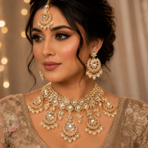 artificial jewellery store near me kundan pearl necklace set