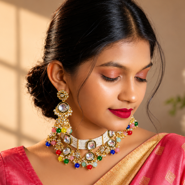 artificial jewellery store near me kundan pearl necklace set