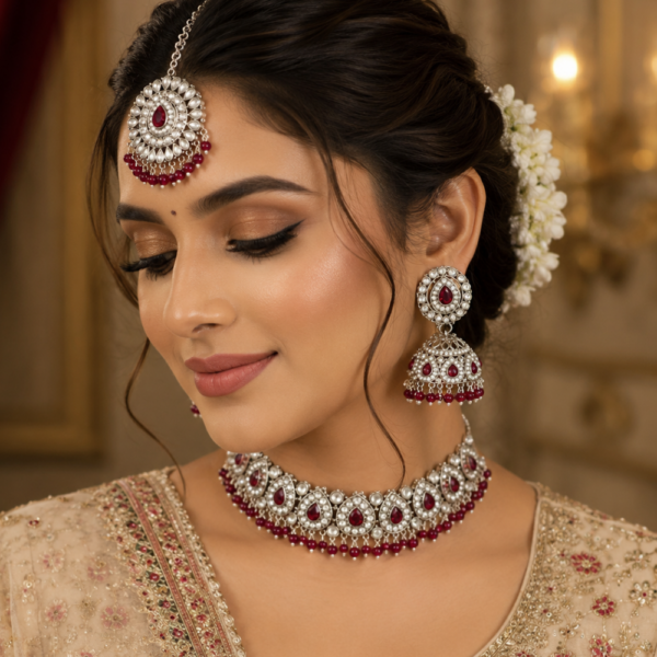 artificial jewellery store near me kundan pearl necklace set
