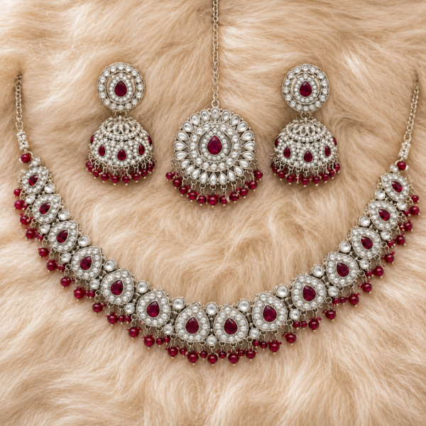 artificial jewellery store near me kundan pearl necklace set