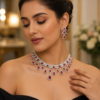 artificial jewellery store near me American Diamond necklace set