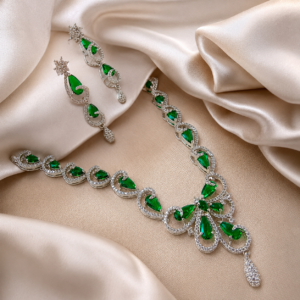 artificial jewellery store near me AD necklace set