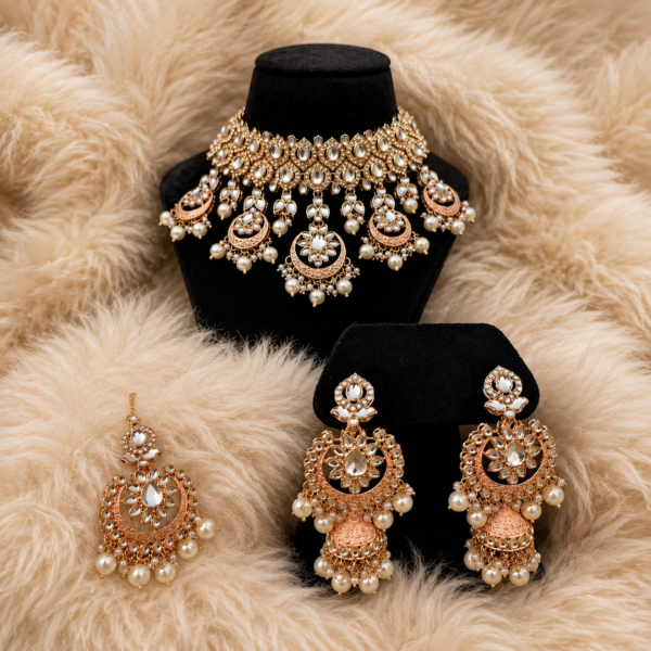 artificial jewellery store near me kundan pearl necklace set
