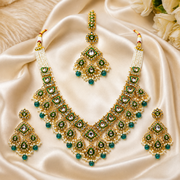 artificial jewellery store near me kundan pearl necklace set