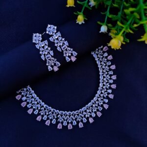 Festive/semi bridal AD jewellery set