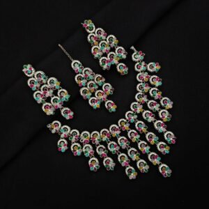 Festive kundan jewellery set