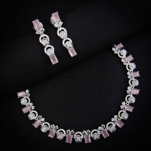 Festive/partywear AD jewellery set