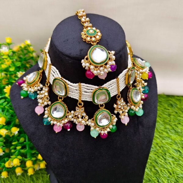 Bridal Kundan jewellery set