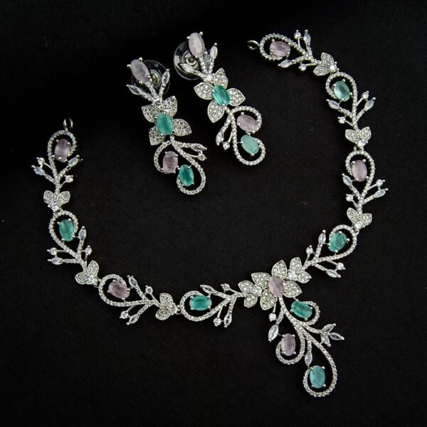 Festive/partywear AD jewellery set